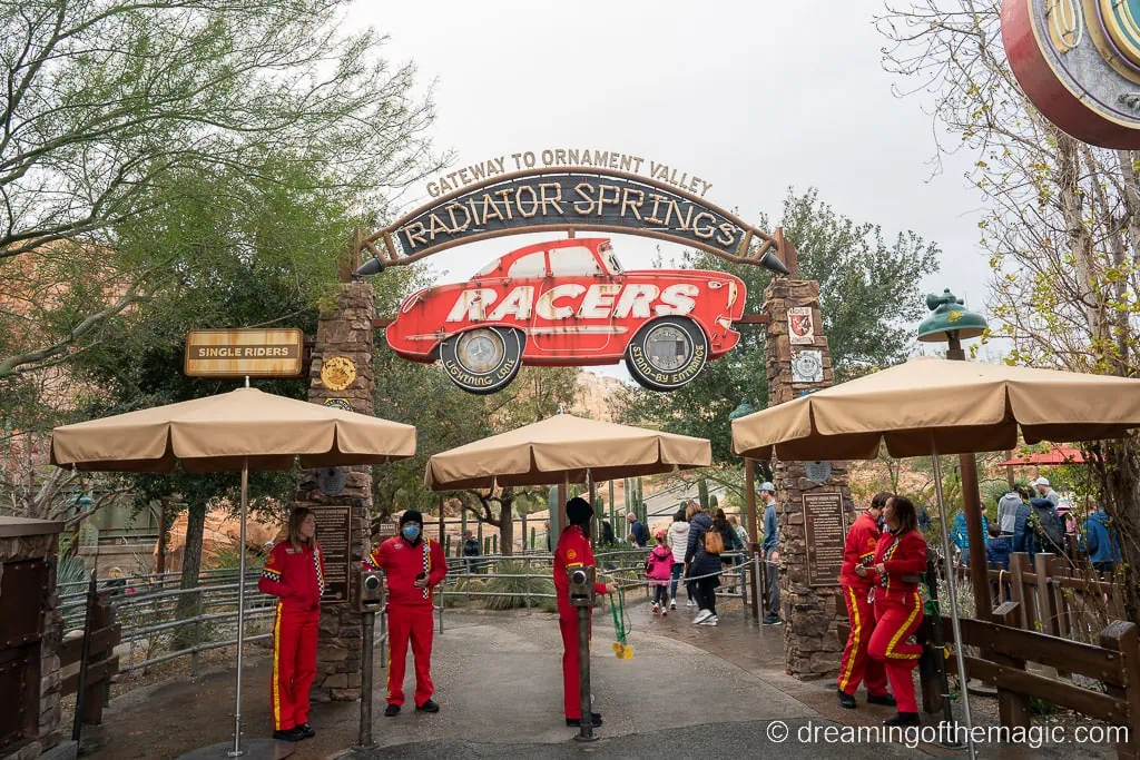 Radiator Springs Racers Disneyland California Adventure