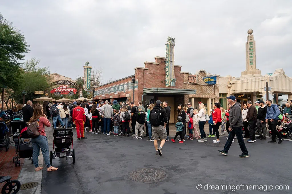 Radiator Springs Racers Disneyland California Adventure