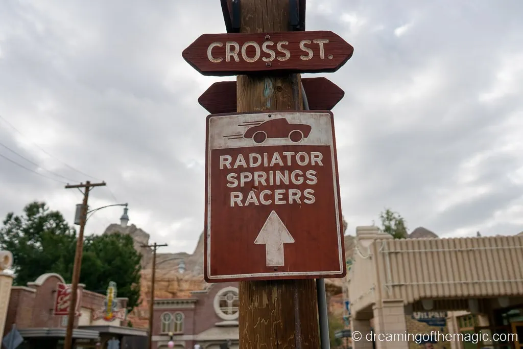 Radiator Springs Racers Disneyland California Adventure