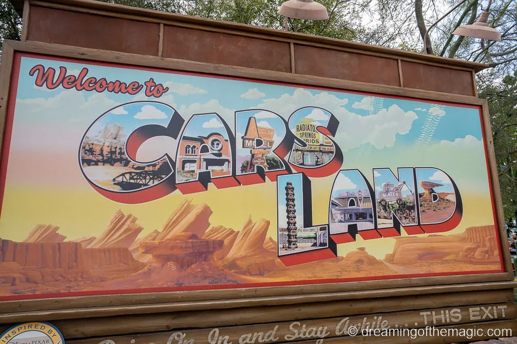 Radiator Springs Racers Disneyland California Adventure