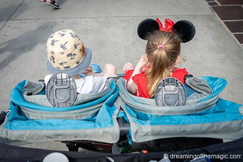 No strollers clearance at disney