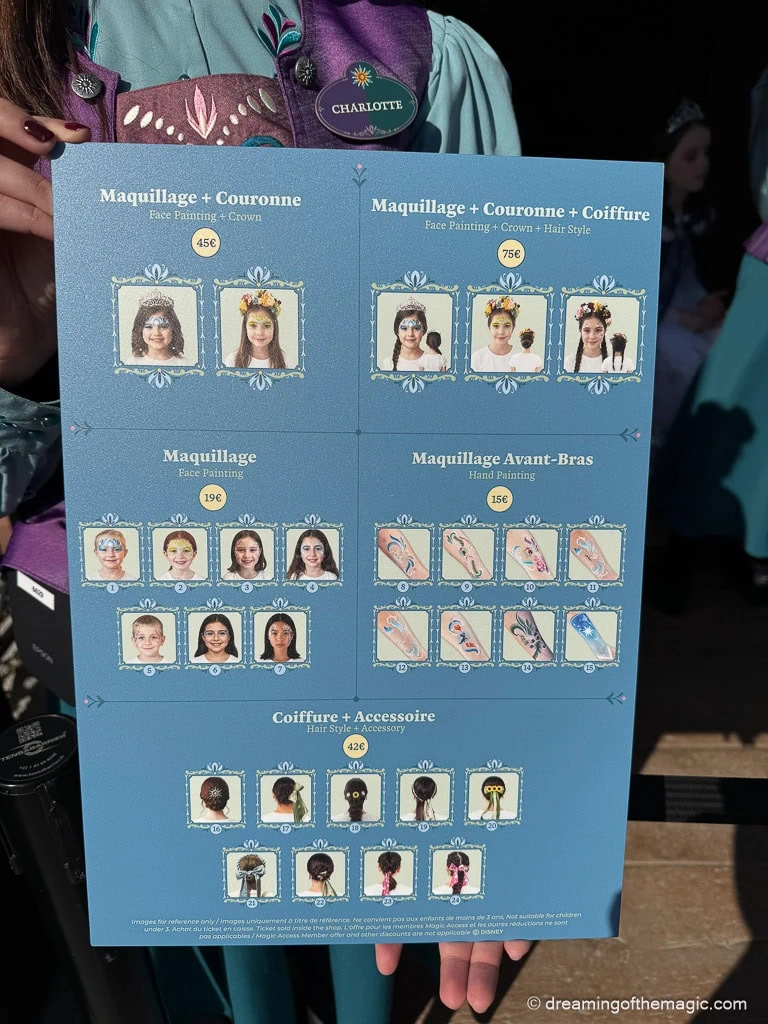 Face Painting in Arendelle World of Frozen