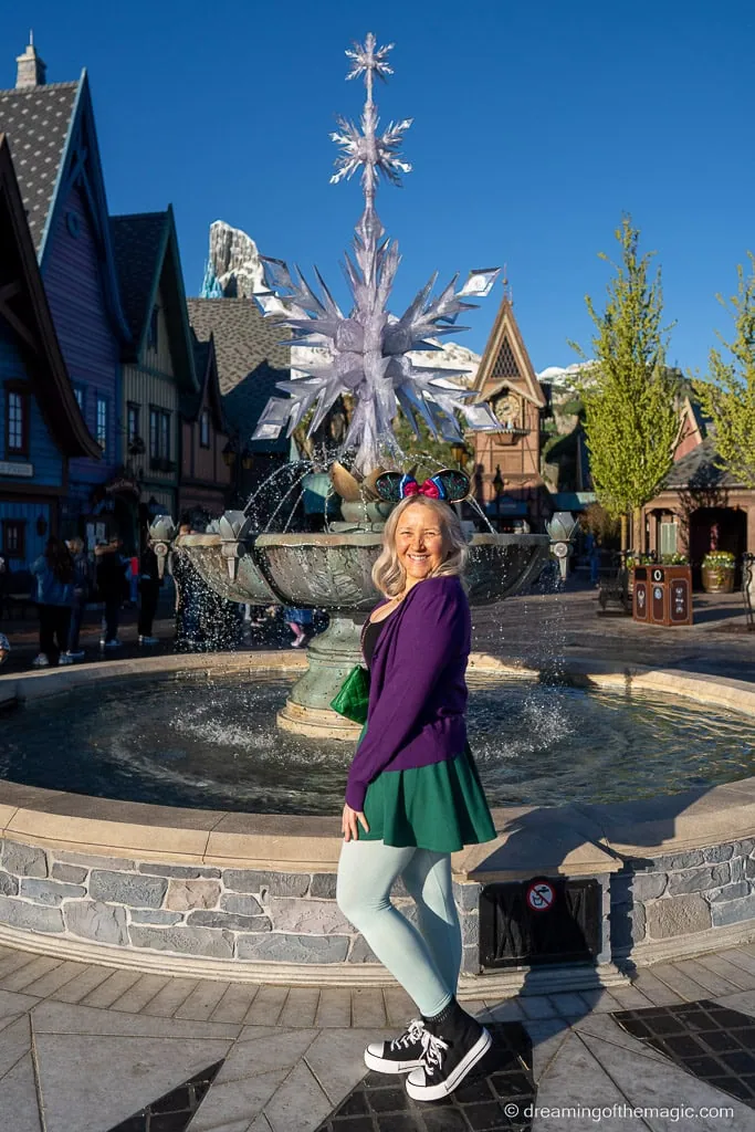 Arendelle Fountain in World of Frozen