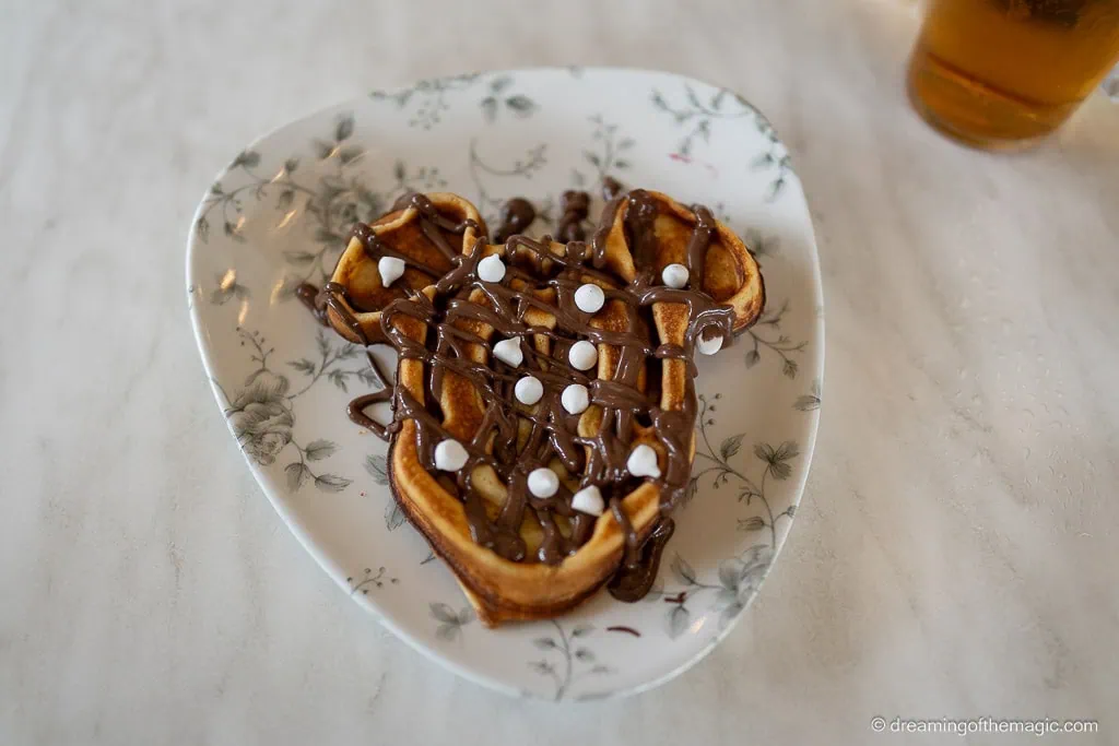 Mickey Mouse Waffles at Disneyland Paris