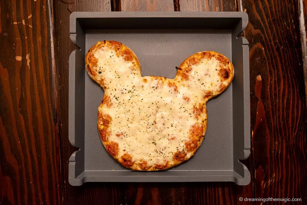 Mickey Mouse Pizza at Bella Notte at Disneyland Paris